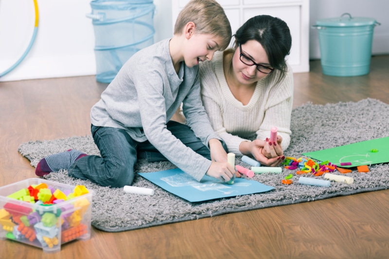 Child in Play Therapy Session